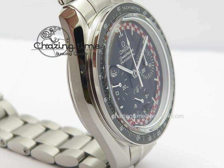 0516 Speedmaster SS 2013 Pro Racing On SS Bracelet Manual Winding Chrono Movement UrbanStyle 8230